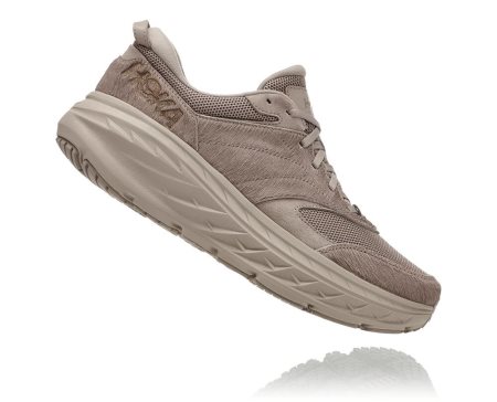 Hoka One One X Eg Bondi L Moški Road Tekaški Čevlji Siva Rjava SI-430627P